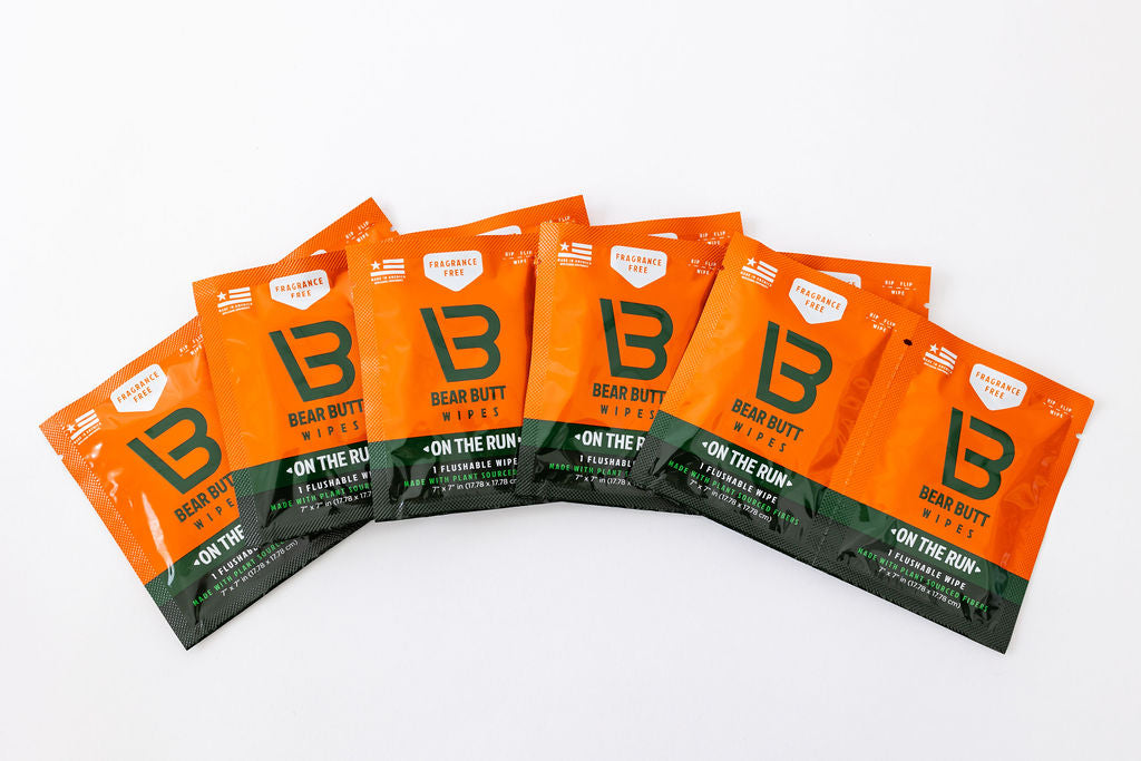 Bear Butt Wipes - Single Use Pairs
