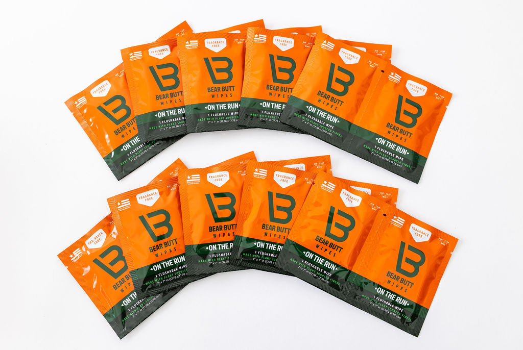 Bear Butt Wipes - Single Use Pairs