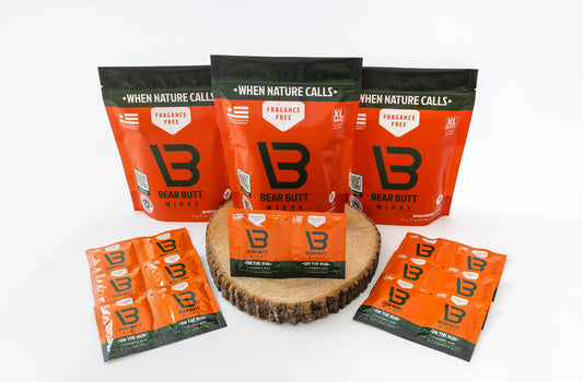 Bear Butt Wipes - Single Use Pairs